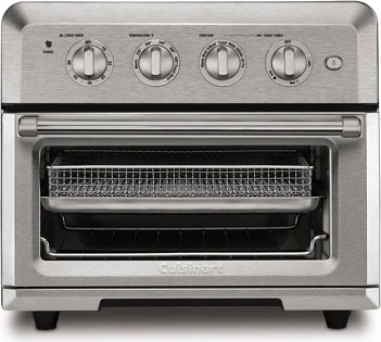Cuisinart Air Fryer Toaster Oven 7-in-1, 1800W Stainless Steel CTOA-122NAS