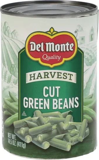 Del Monte Harvest Cut Green Beans, 14.5 oz. Can