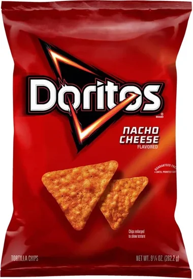 Doritos Tortilla Chips, Nacho Cheese, 9.25 oz