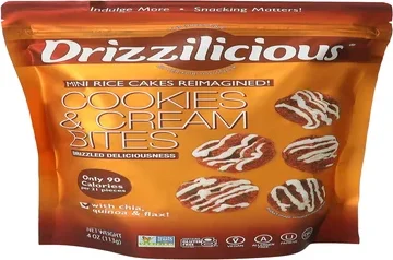 Drizzilicious® Cookies & Cream Bites 4oz