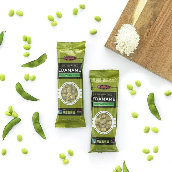 Dry Roasted Edamame (Salted or Wasabi)