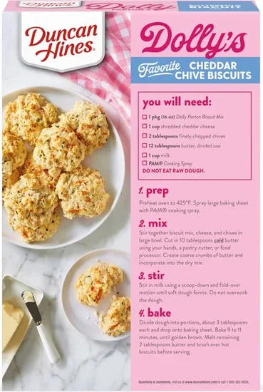 Duncan Hines Dolly Parton's Buttermilk Biscuit Mix