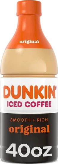 Dunkin'® Original Iced Coffee, 40oz Bottle