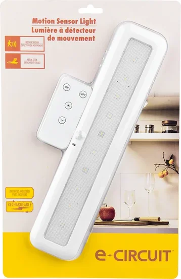 E-circuit Motion Sensor Light With Remote, 1-ct