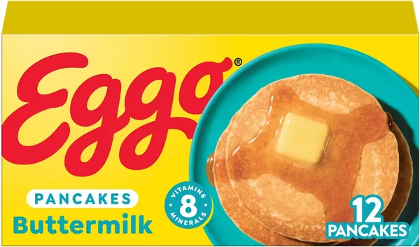 Eggo Pancakes Buttermilk, Frozen Breakfast, 14.8 oz, 12 Count