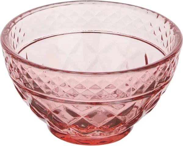 Embossed Glass Bowl, Small - Assorted