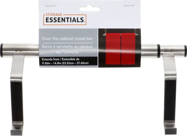 Essentials Adjustable Over-the-Counter Towel Bars