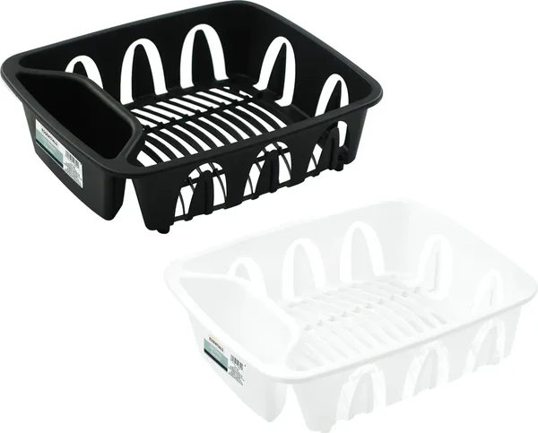 Essentials White Plastic Dish Racks