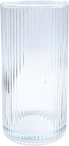 Etched Lines Highball Glasses