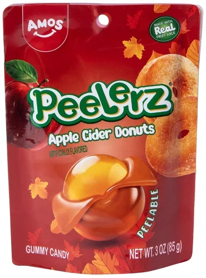 Amos® Peelerz® Apple Cider Donuts Gummy Candy 3oz