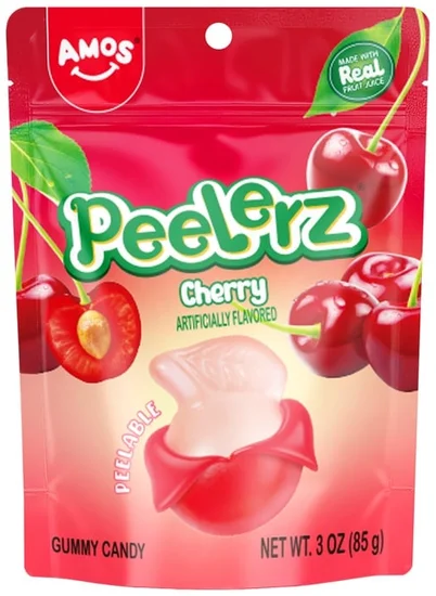 Amos® Peelerz® Cherry Gummy Candy 3oz