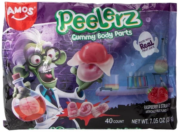 Amos® Peelerz® Gummy Body Parts 7.5oz