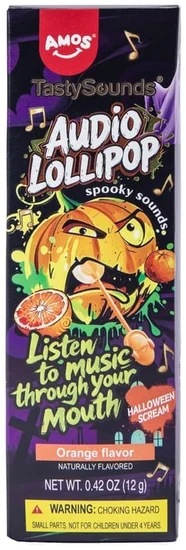 Amos® Tasty Sounds Halloween Scream Audio Lollipop 0.4oz