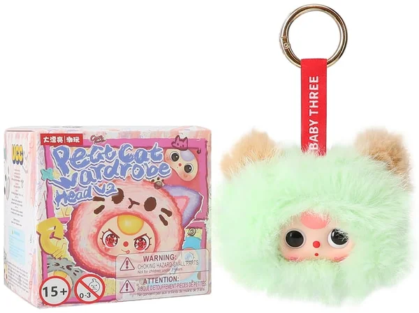 Baby Three Peat Cat Wardrobe Head V2 Toy (Styles May Vary)