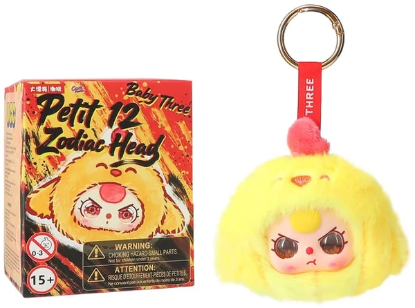 Baby Three Petit 12 Zodiac Head Figure (Styles May Vary)