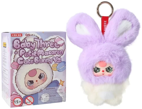 Baby Three Petit Macaron Cute Bunny V2 Toy (Styles May Vary)