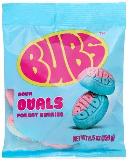 Bubs™ Sour Ovals Forest Berries Candy, 5.5 oz