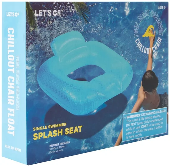 Chillout Chair Splash Seat 33.07in x 31.89in