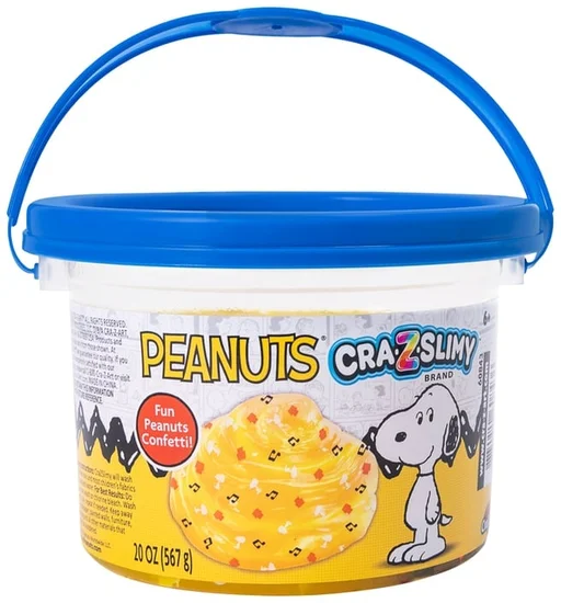 Cra-Z-Slimy® Peanuts Confetti Slime Bucket