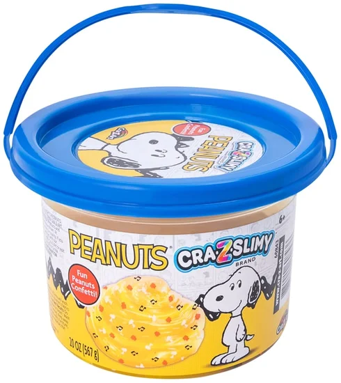Cra-Z-Slimy® Peanuts Confetti Slime Bucket