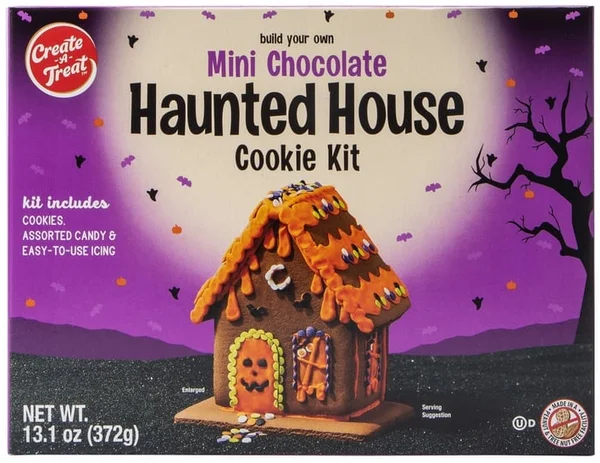 Create-A-Treat™ Build Your Own Mini Chocolate Haunted House Cookie Kit 13.1oz