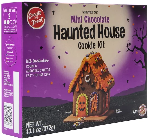 Create-A-Treat™ Build Your Own Mini Chocolate Haunted House Cookie Kit 13.1oz