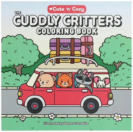 Cute 'N' Cozy The Cuddly Critters Coloring Book