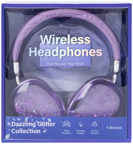 Dazzling Glitter Wireless Headphones