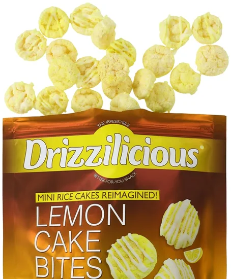 Drizzilicious® Lemon Cake Bites Rice Cakes 4oz