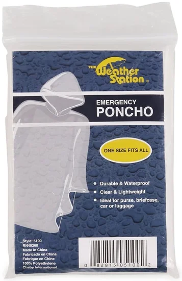 Emergency Rain Poncho