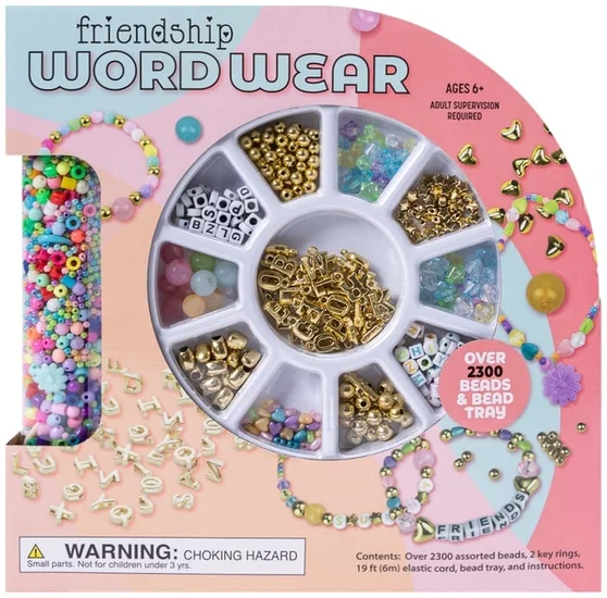 Friendship Word Wear Bracelet Making Kit