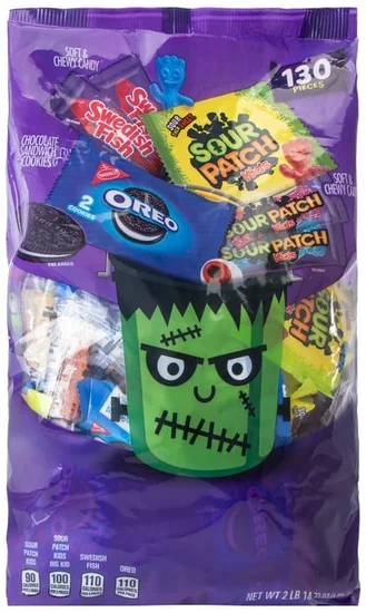 Halloween Assorted Candies 130-Pieces