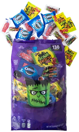 Halloween Assorted Candies 130-Pieces