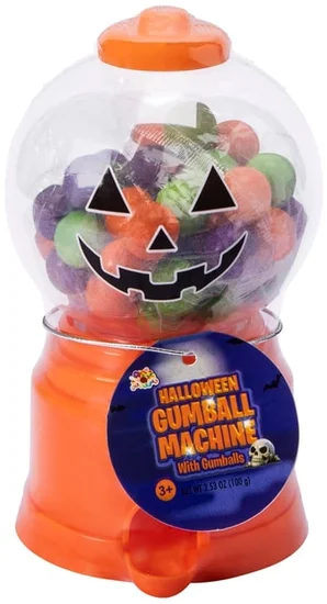 Halloween Gumball Machine With Gumballs