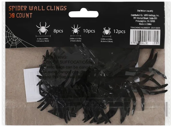Halloween Wall Clings 30-Pack