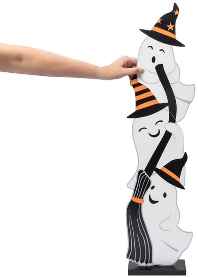 Halloween Wood Totem Décor