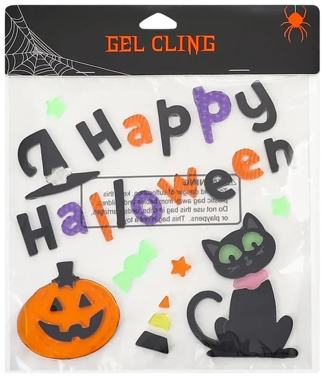 Happy Halloween Gel Clings