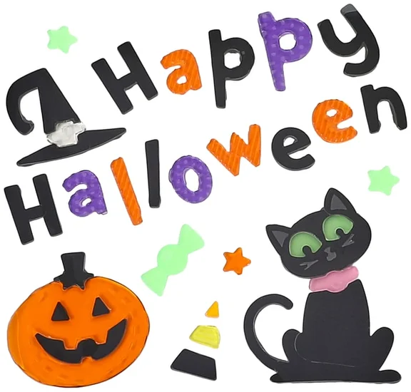 Happy Halloween Gel Clings