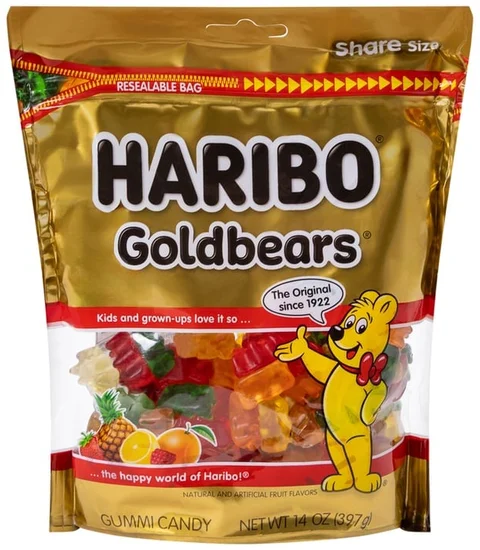 HARIBO® Goldbears® Gummi Candy Share Size Bag