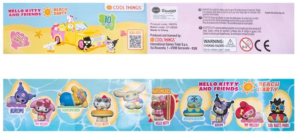 Hello Kitty And Friends Mystery Beach Figure