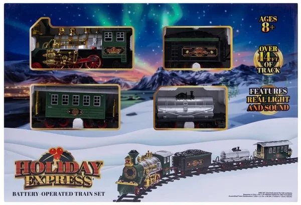 Holiday Express Battery-Operated Train Set