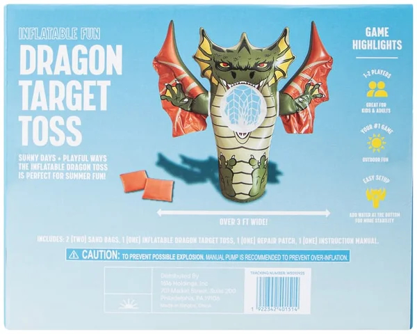 Inflatable Dragon Target Toss Set