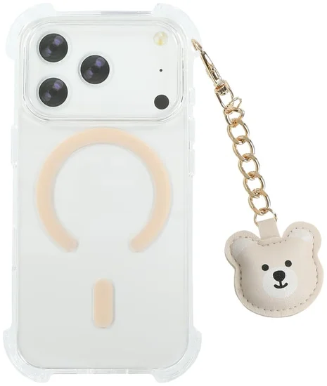 iPhone 18/17 Pro MagSafe® Phone Case With Bear Charm