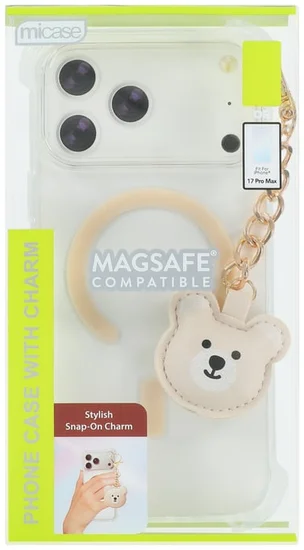 iPhone 18/17 Pro Max MagSafe® Phone Case With Bear Charm
