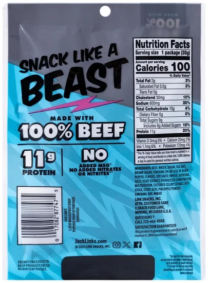 Jack Link's® Peppered Beef Jerky 1.25oz