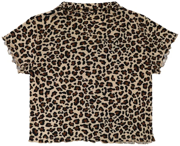 Juniors' Button-Up Pajama Top