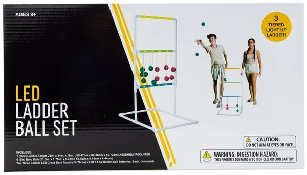 LED Ladder Ball Game Set
