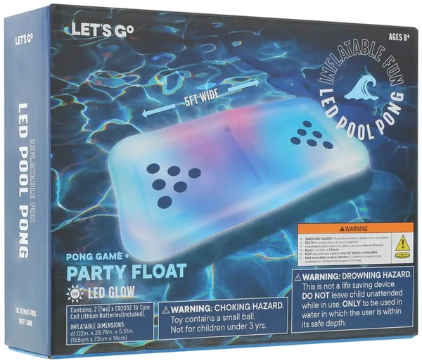 LED Pong Game + Party Float