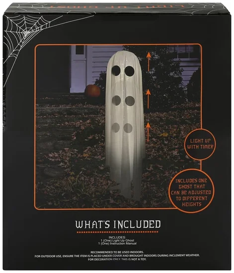 Light-Up Ghost Halloween Decoration