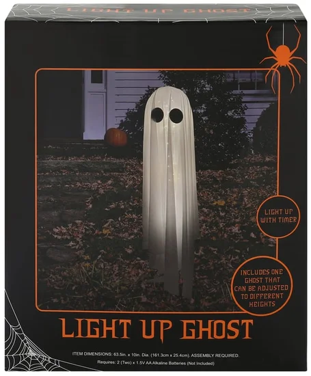 Light-Up Ghost Halloween Decoration